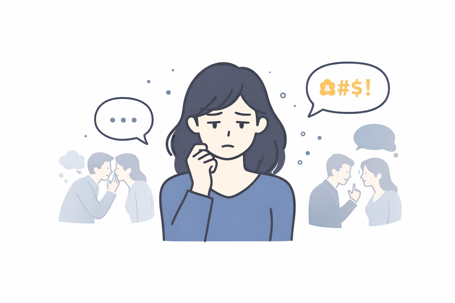 職場の陰口がつらい時の対処法と守り方