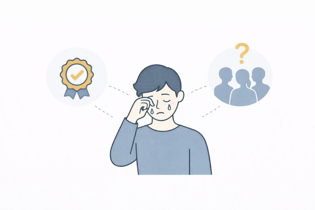 大人が泣く理由を整理する