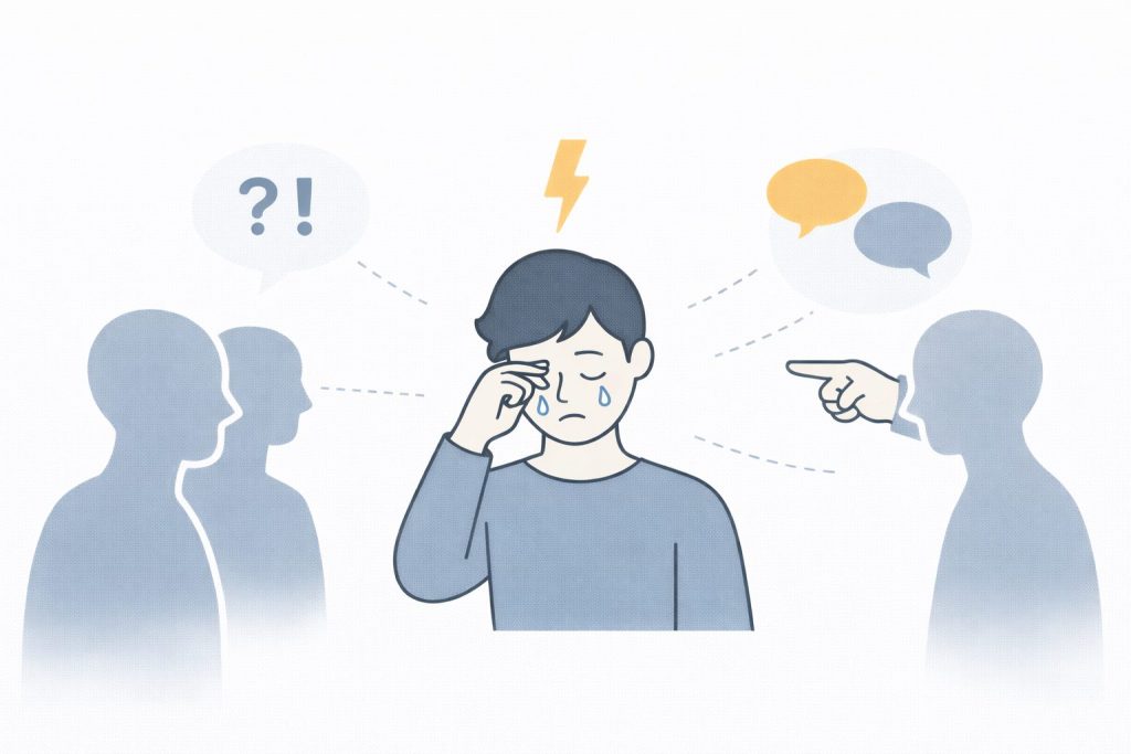 悔しい、泣くは普通か