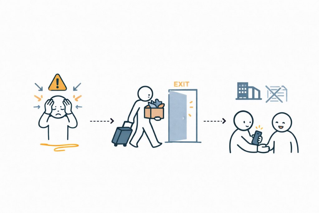 逃げるが勝ちが正しい場面