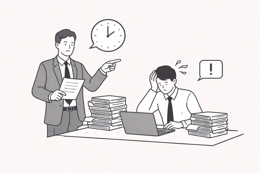 終業間際に言ってくる上司の心理