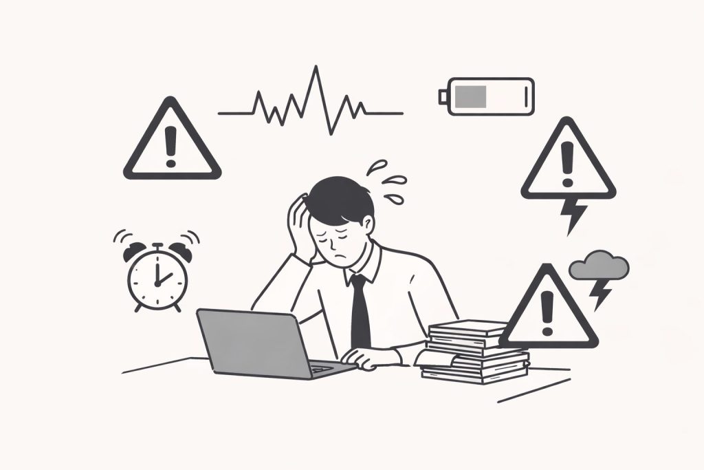 仕事でキャパオーバーのサインとは