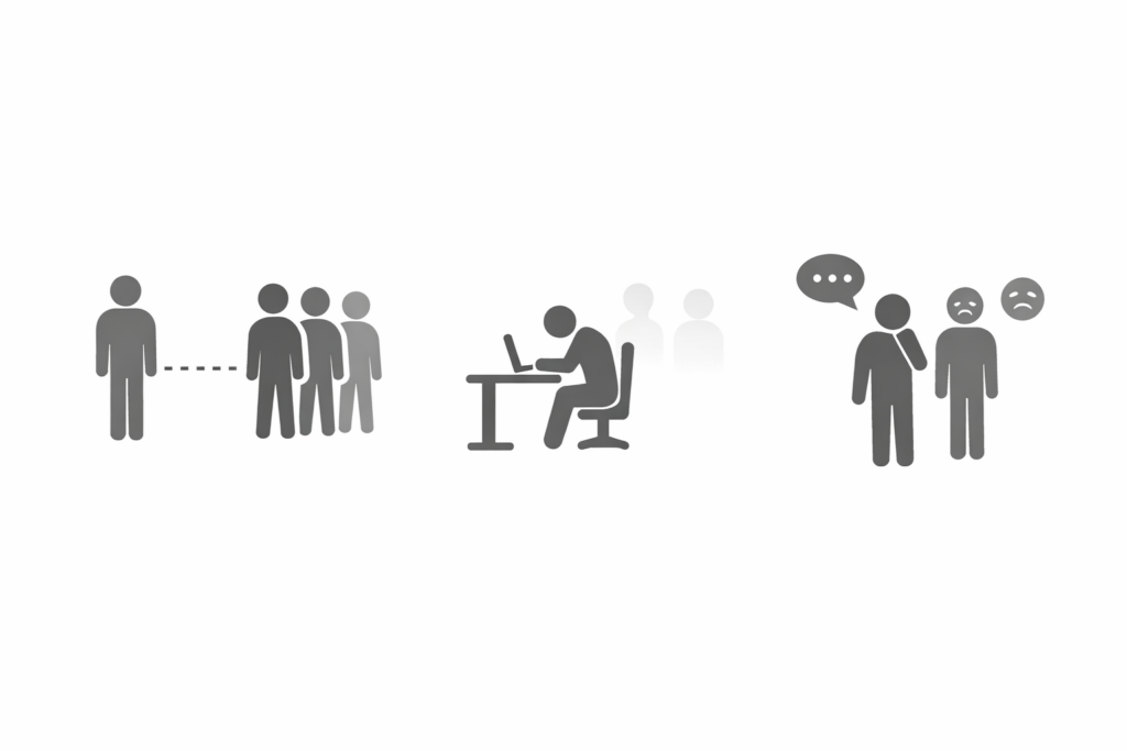 孤立してしまう人の特徴とは