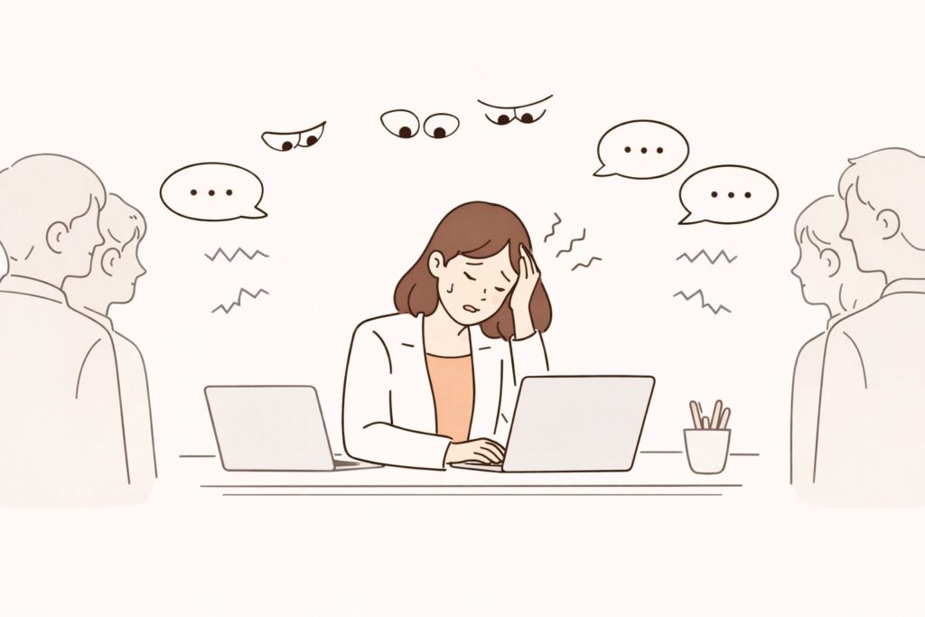 職場でのお気に入りがわかりやすい時の対処