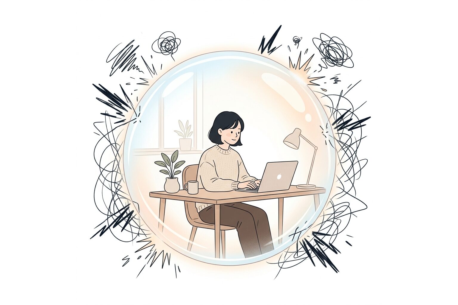 職場の「不機嫌な人」に振り回されない！他人のマイナス感情に感染しないための3つの境界線